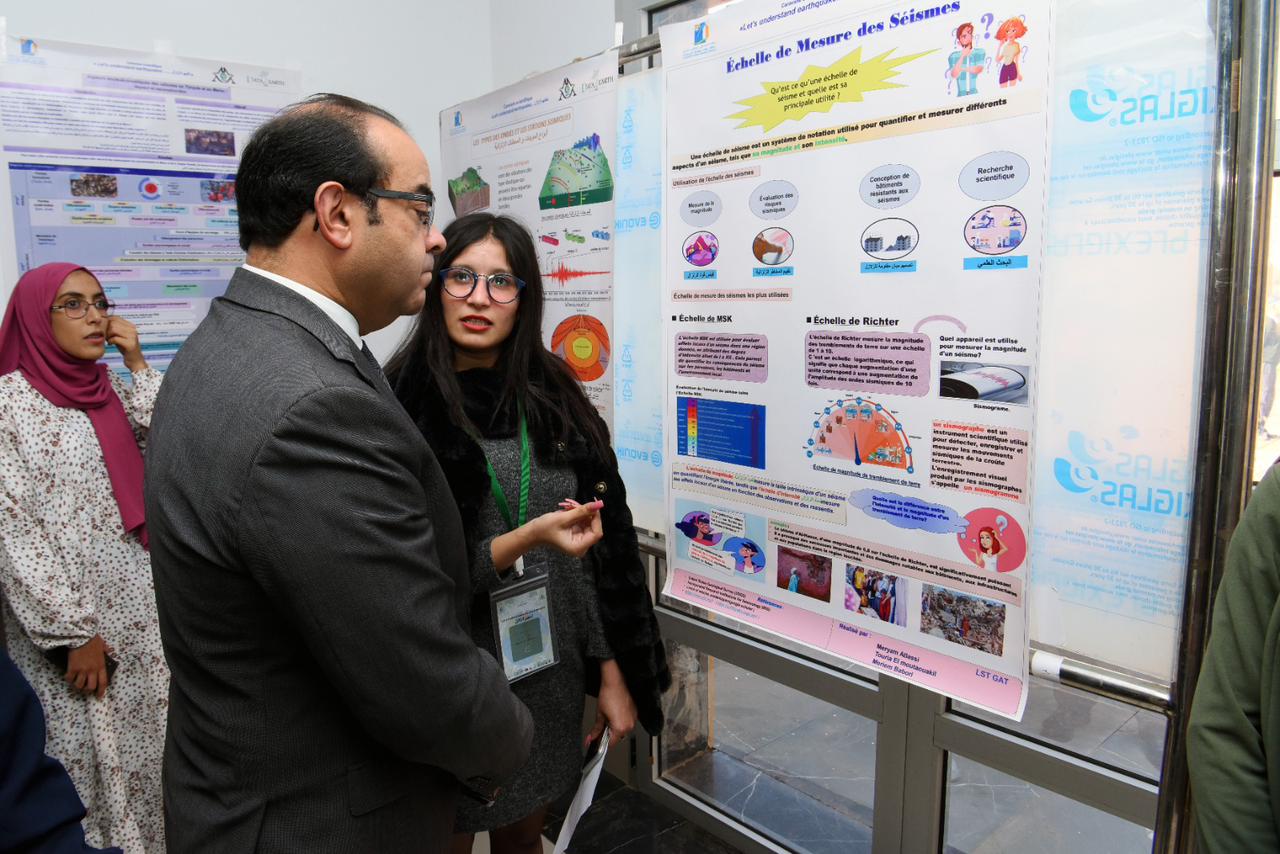 ABOUMAAROUF le président de l’Université Sultan Moulay Slimane a présidé le lancement d’ une caravane scientifique et de sensibilisation sur la question du siésme